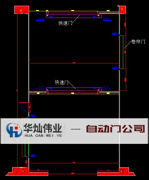 快速门图纸